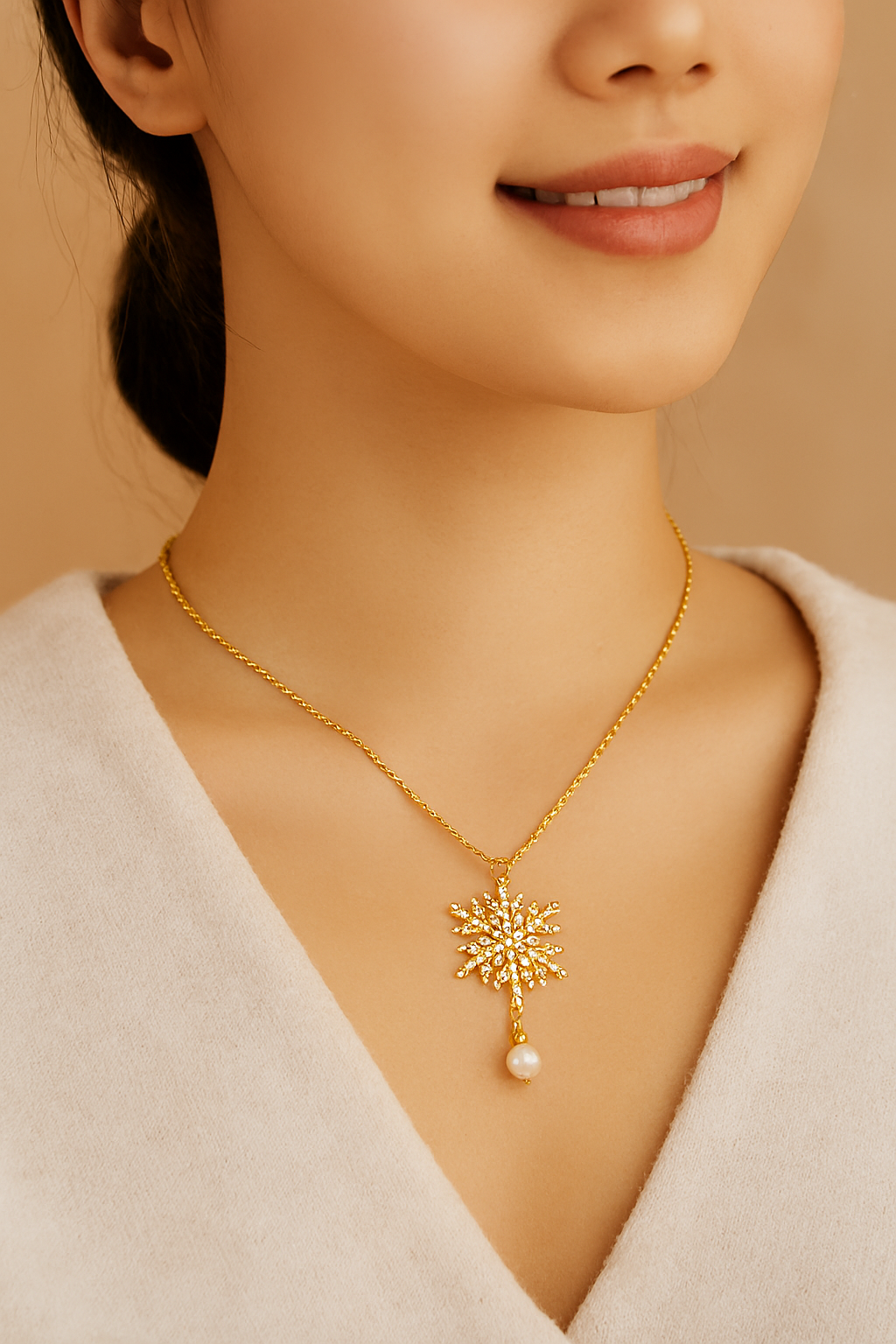 Radiance Snowflake Necklace